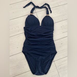 Vix by Paula Hermanny Solid Bia Tube One-piece Swimsuit NWT Size S